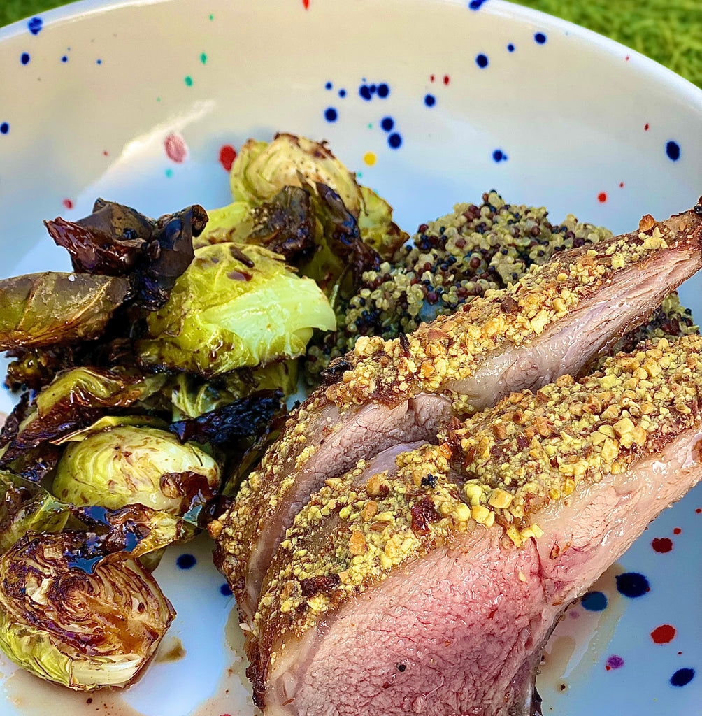 Lemon Pepper Garlic Rack of Lamb &ndash; Nut Crumbs