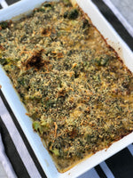 Italian Nut Crumbs Broccoli Casserole