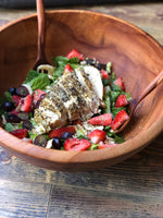 Italian Nut Crumbs Spring Strawberry Salad