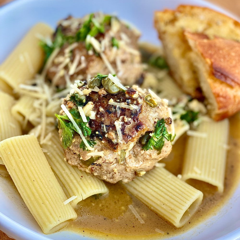 Chicken Piccata Meatballs