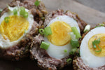 Original Nut Crumbs Encrusted, Fried Scotch Eggs