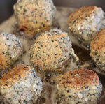 Italian Nut Crumbs Turkey and Pork Meatballs recipe